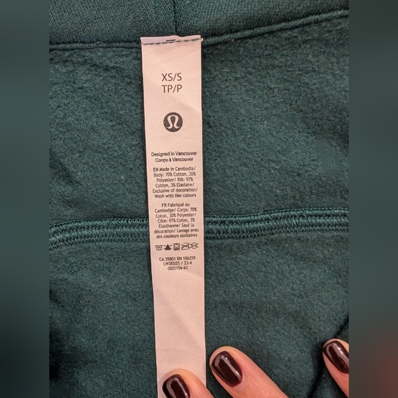 Lululemon Oversized Scuba Full Zip - Picture 3 of 3